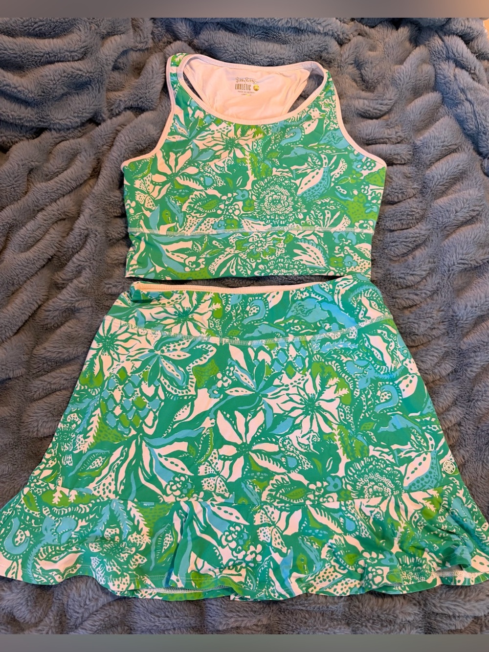 EUC Size Medium Luxletic Set Skort Sports Top - Picture 1 of 3